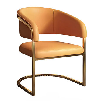N-Y3012 Modern Barrel Upholstered Luxury Dining Chairs