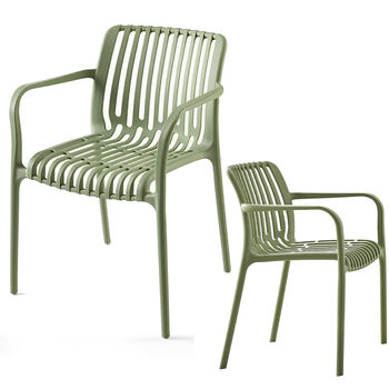 N-PP31 Modern Plastic Chairs With Arms